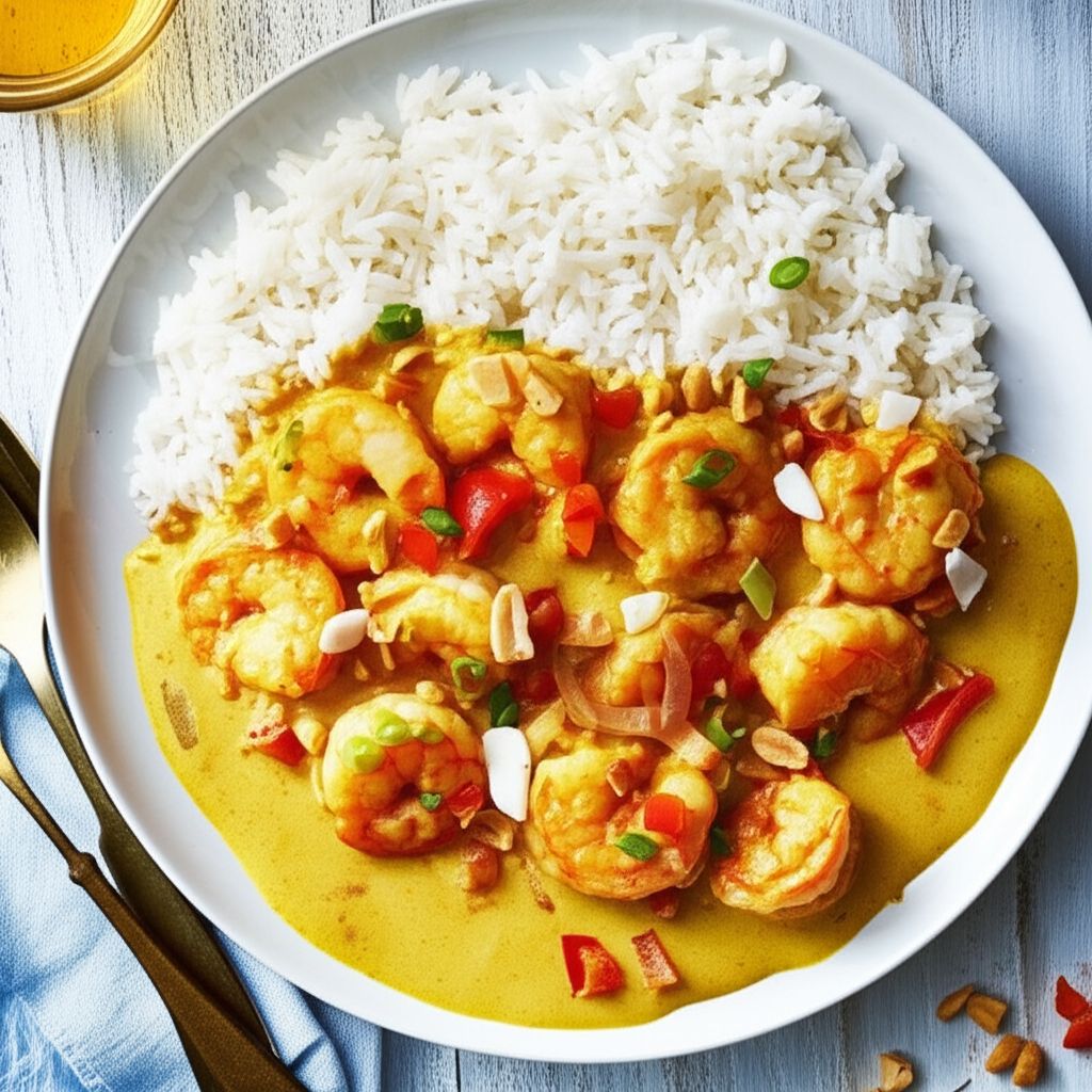 Creamy Coconut Curry with Shrimp