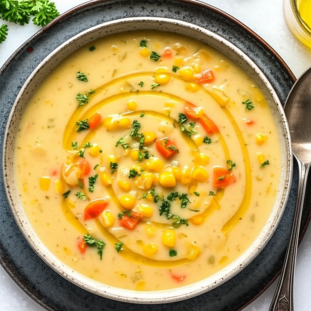 Creamy Vegan Corn Chowder