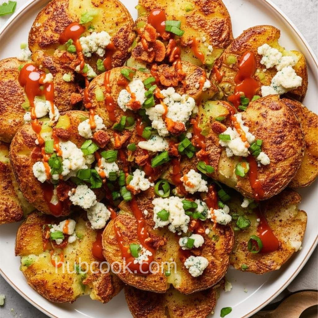 Crispy Buffalo Potato Salad