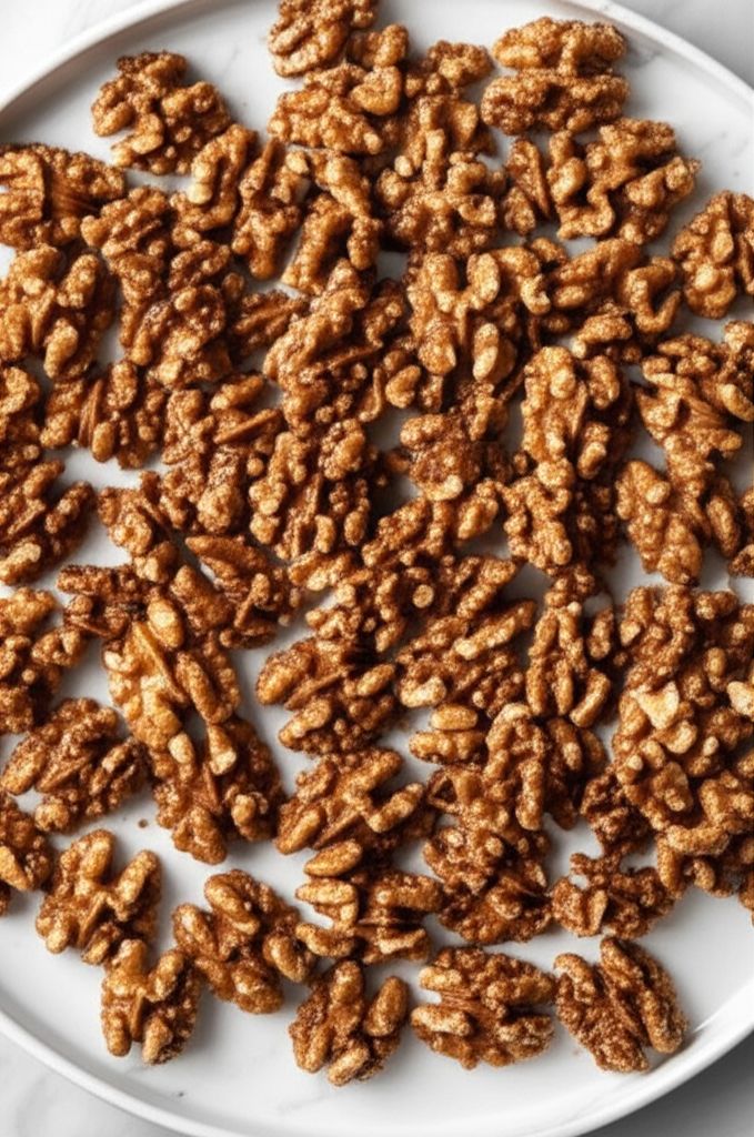 Crusted Cinnamon Walnuts