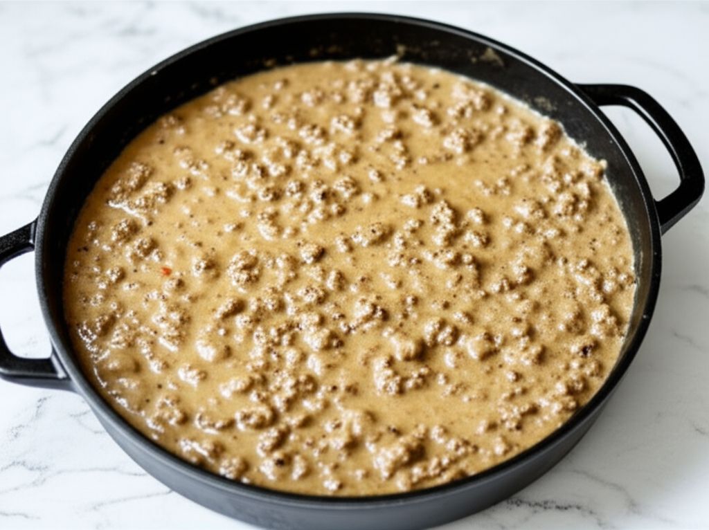Dad's Hamburger Gravy