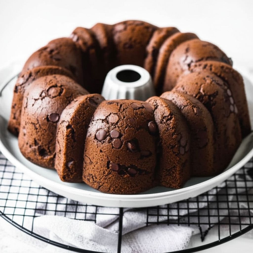 Double Chocolate Brownie Cake