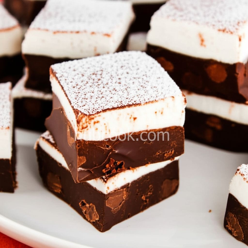 Double-Decker Marshmallow Fudge