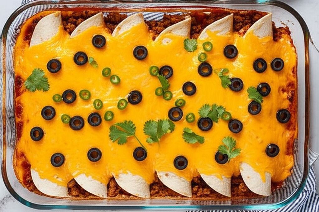 Easy Beef Enchiladas