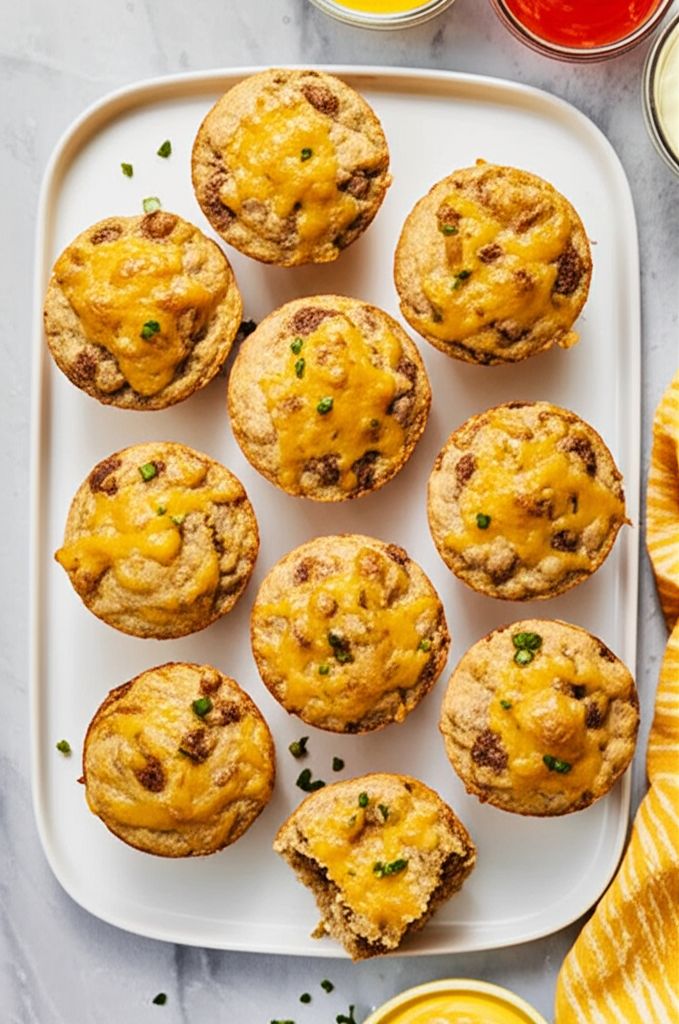 Easy Cheeseburger Mini Muffins