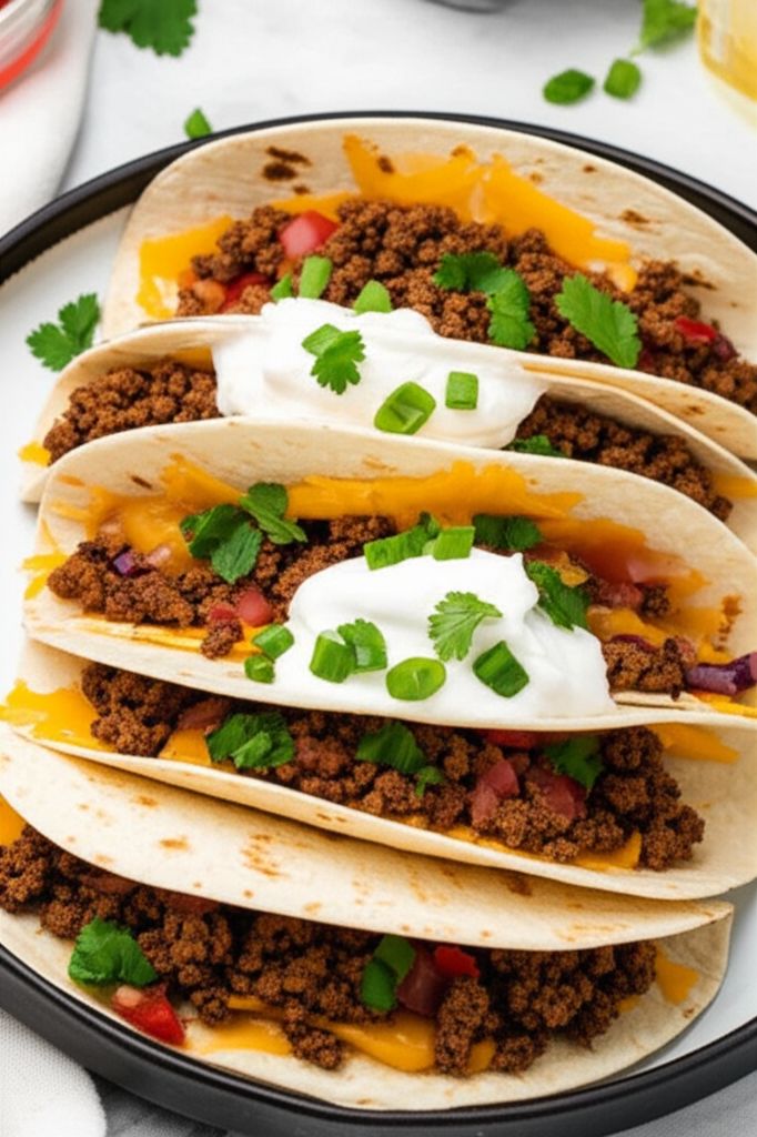Easy Cheeseburger Tacos