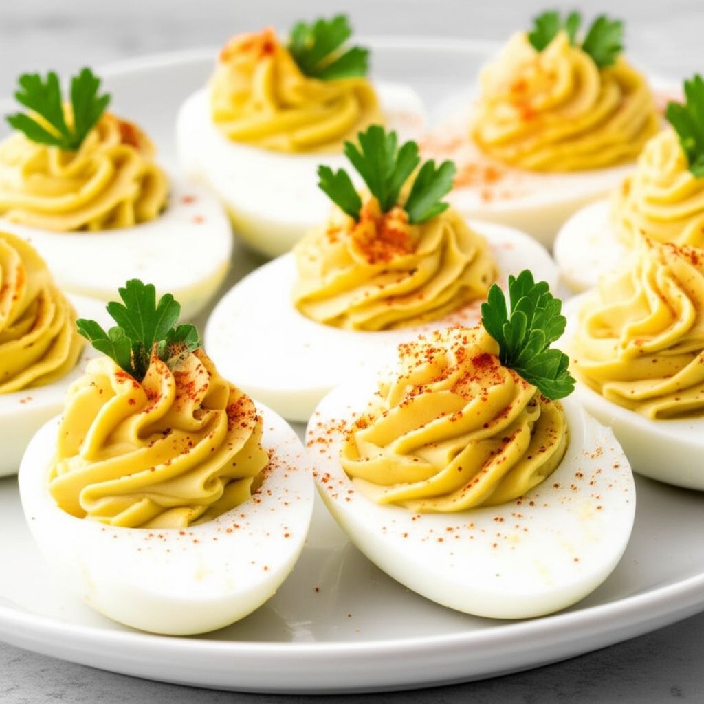 Easy Creamy Deviled Eggs