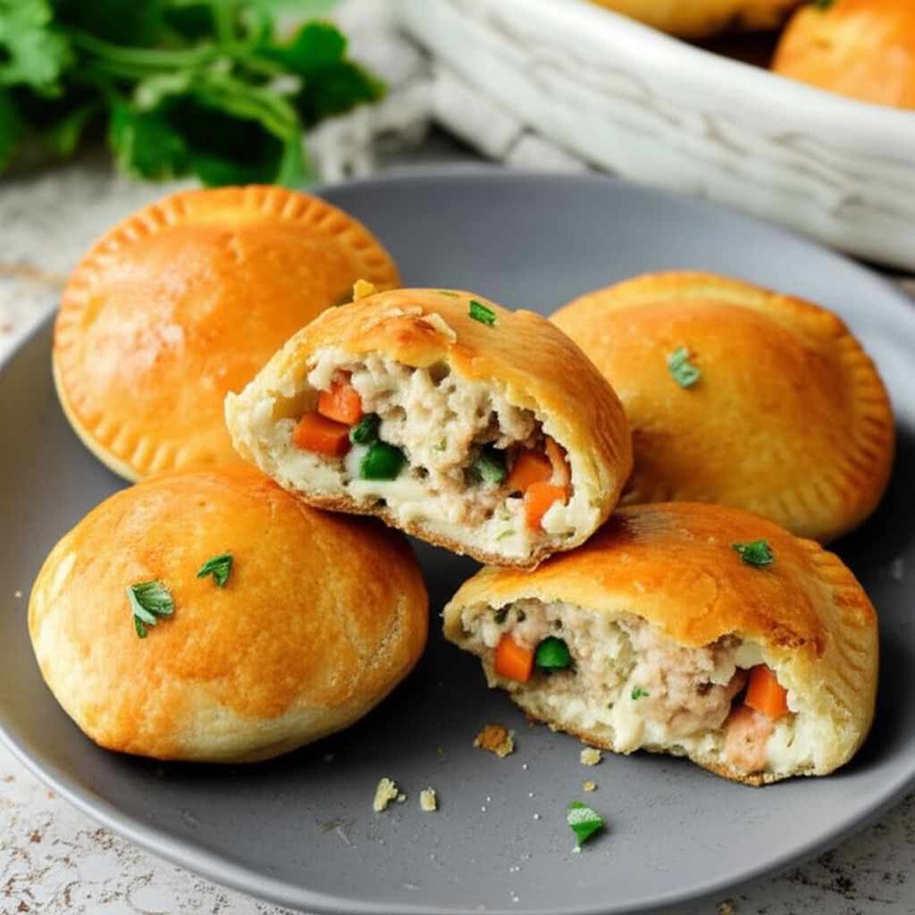 Easy Hand-Held Chicken Pot Pies