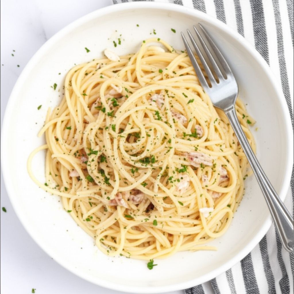 Easy Linguine with White Clam Sauce