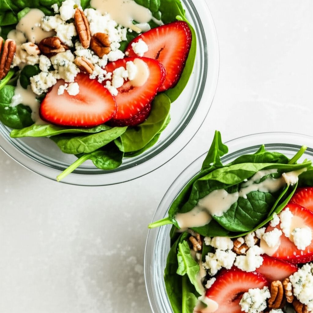 Everyone's Favorite Spinach Salad with Poppy Seed Dressing