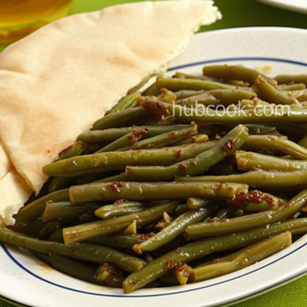 Fasoliyyeh Bi Z-Zayt (Syrian Green Beans with Olive Oil)