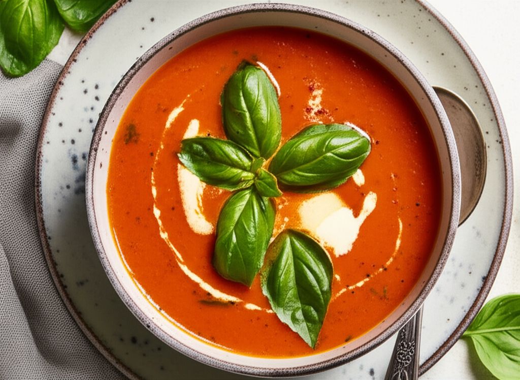 Favorite Basil Tomato Soup