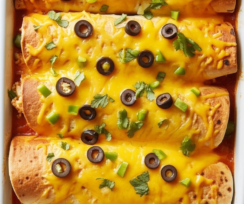 Fiesta Chicken Burritos