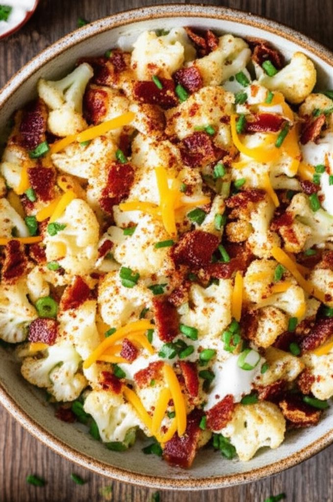 Fully Loaded Cauliflower Salad