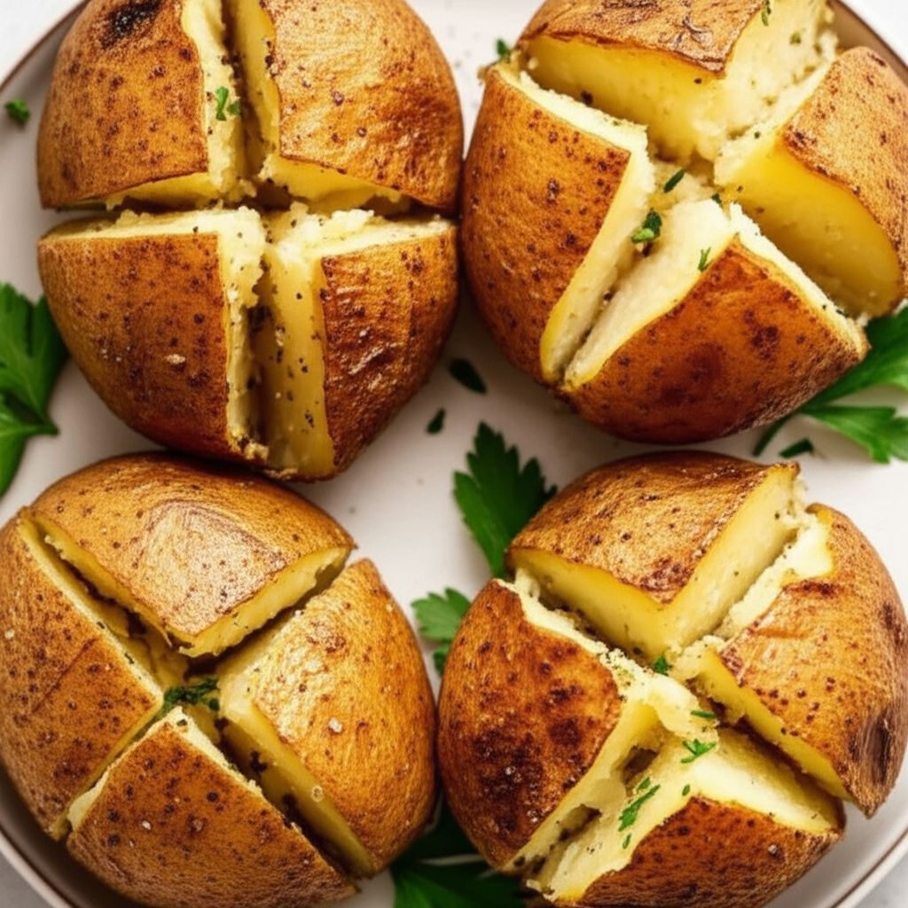Garlic Baked Potato
