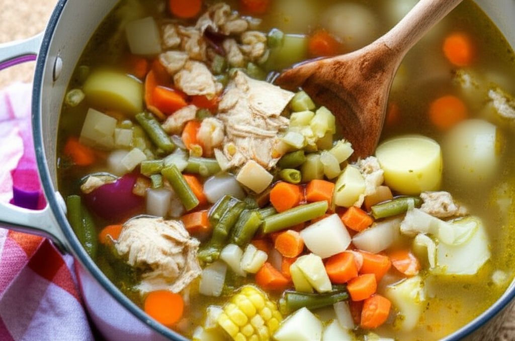 Grandpa's Garden Chicken Soup