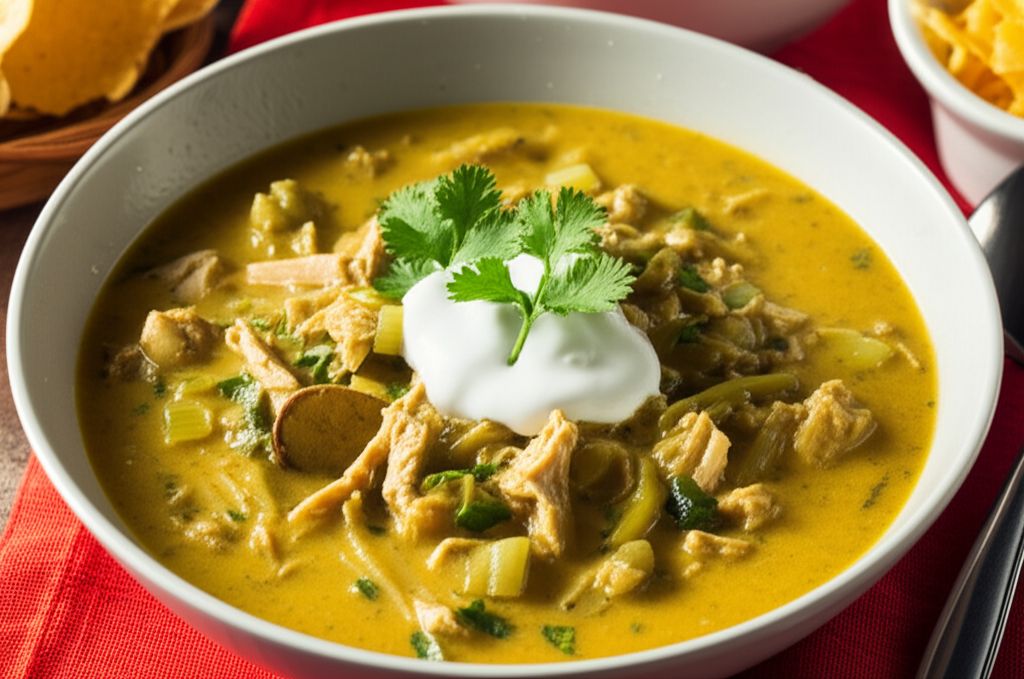 Green Chile Chicken Soup