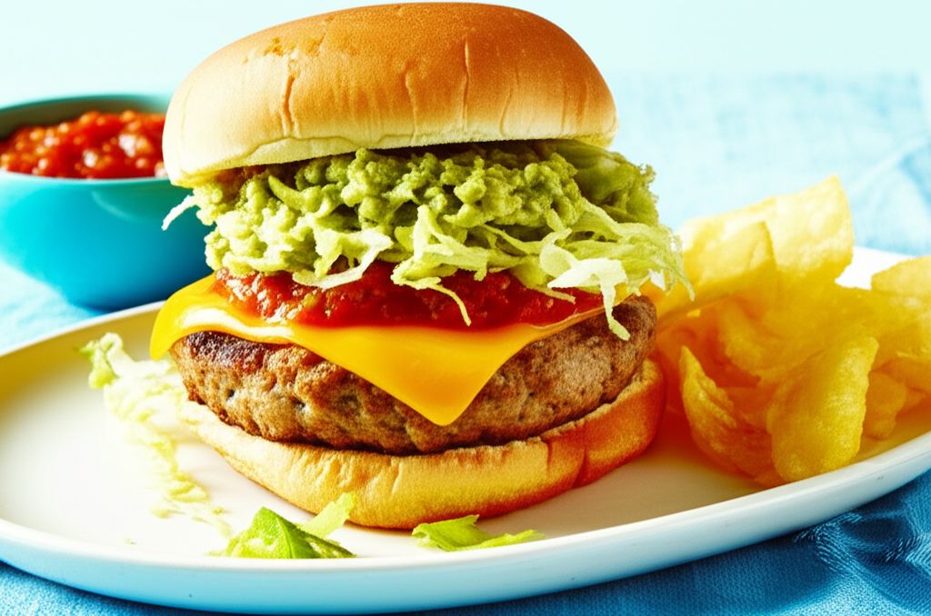 Green Chili Chicken Burgers