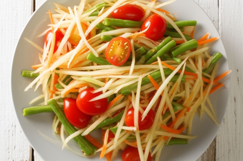 Green Papaya Salad (Som Tam Malakor)