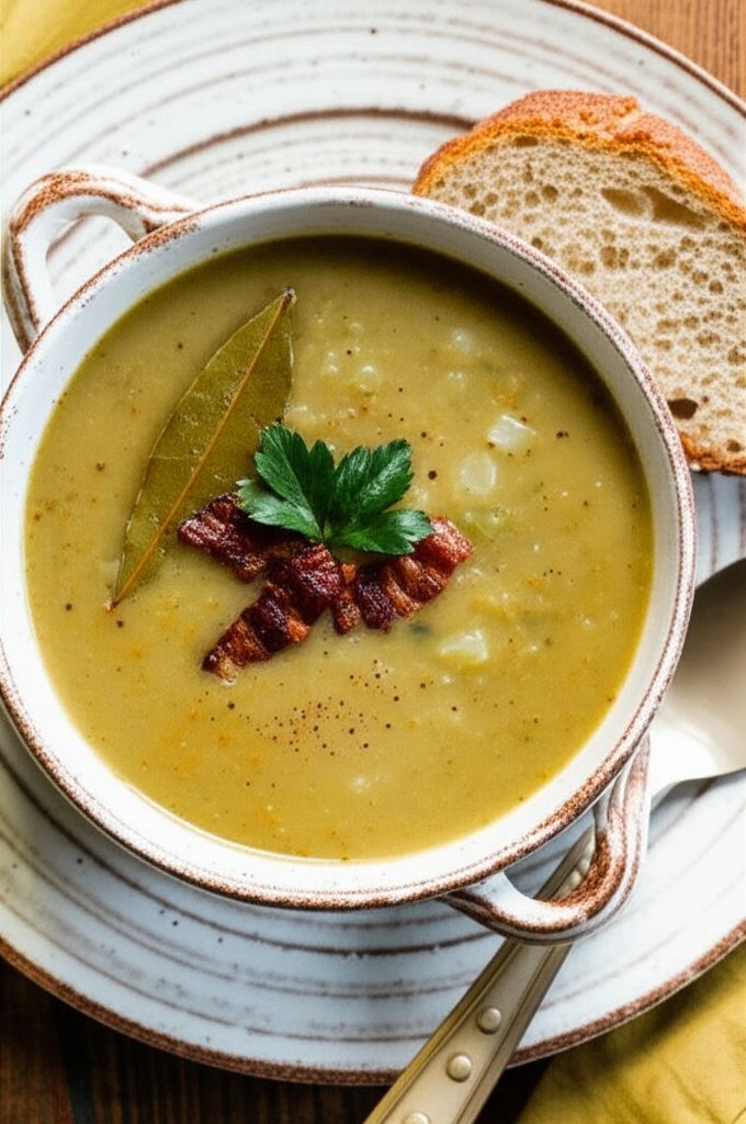 Green Tomato and Bacon Soup
