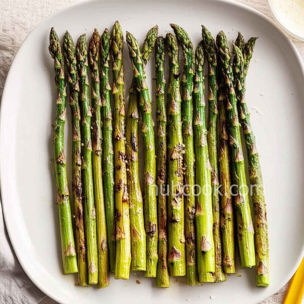 Grilled Lemon Parmesan Asparagus