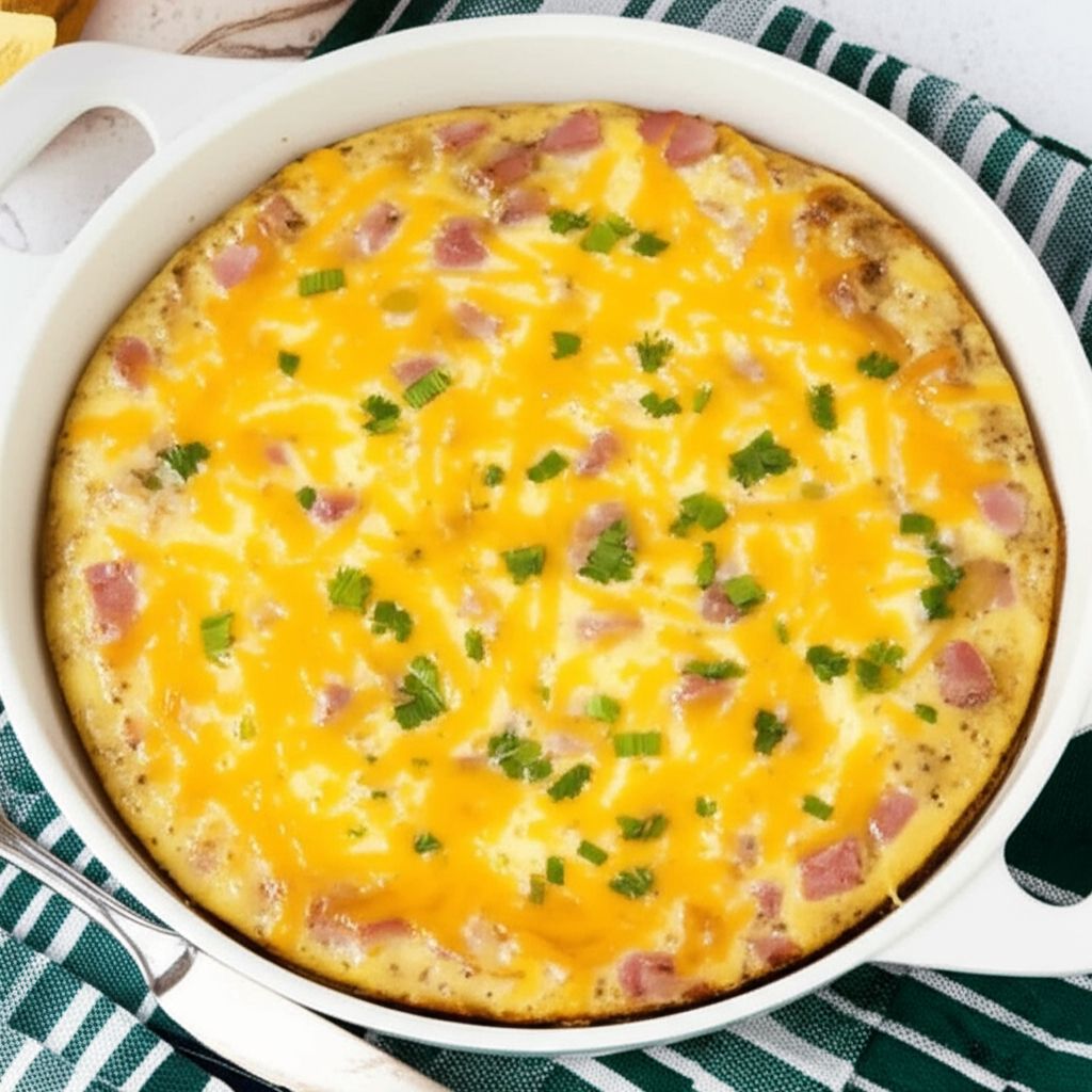 Ham and Cheese Frittata