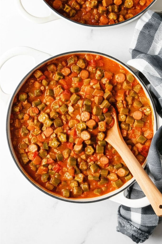 Hearty Creole Okra and Tomatoes