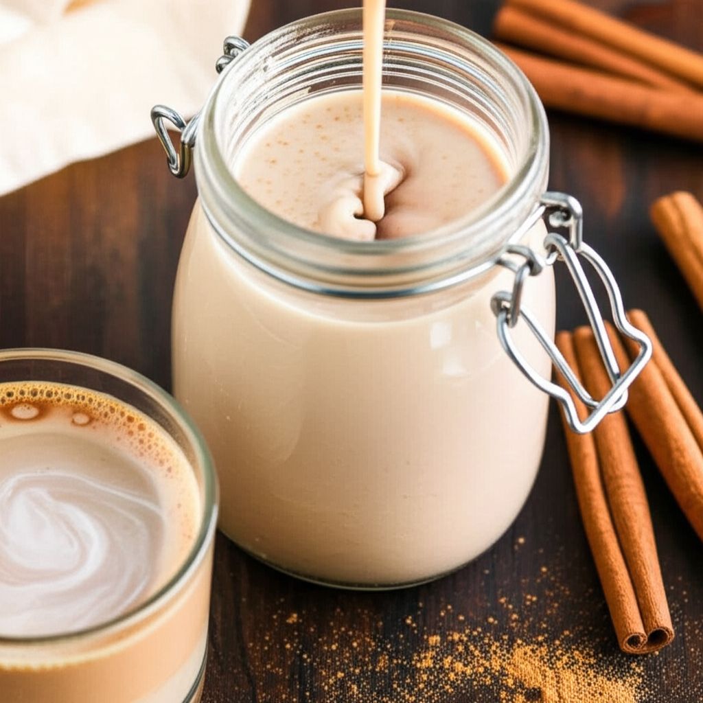 Homemade Cinnamon Coffee Creamer