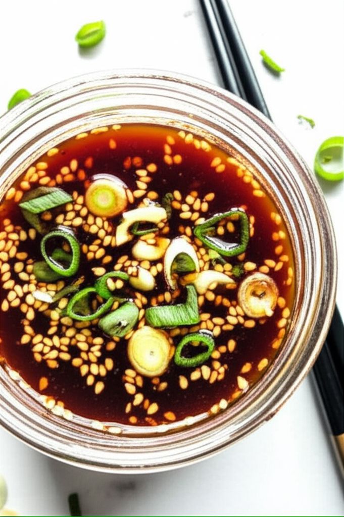 Homemade Potsticker Sauce with Garlic and Ginger