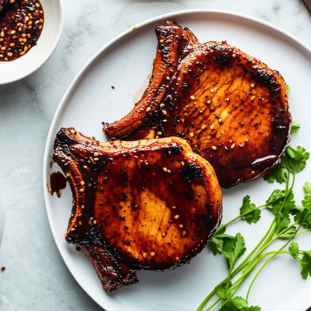 Honey Hoisin Pork Chops