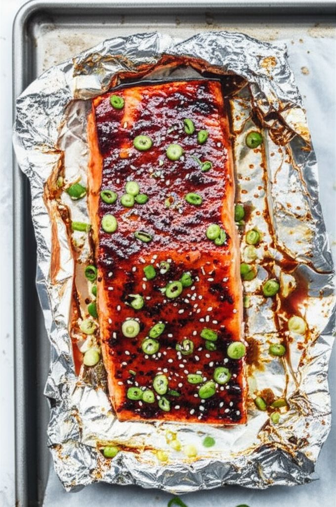 Honey-Soy Salmon in Foil
