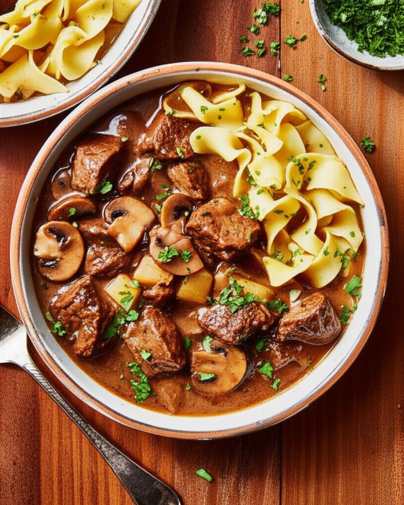 Instant Pot Beef and Mushroom Stew