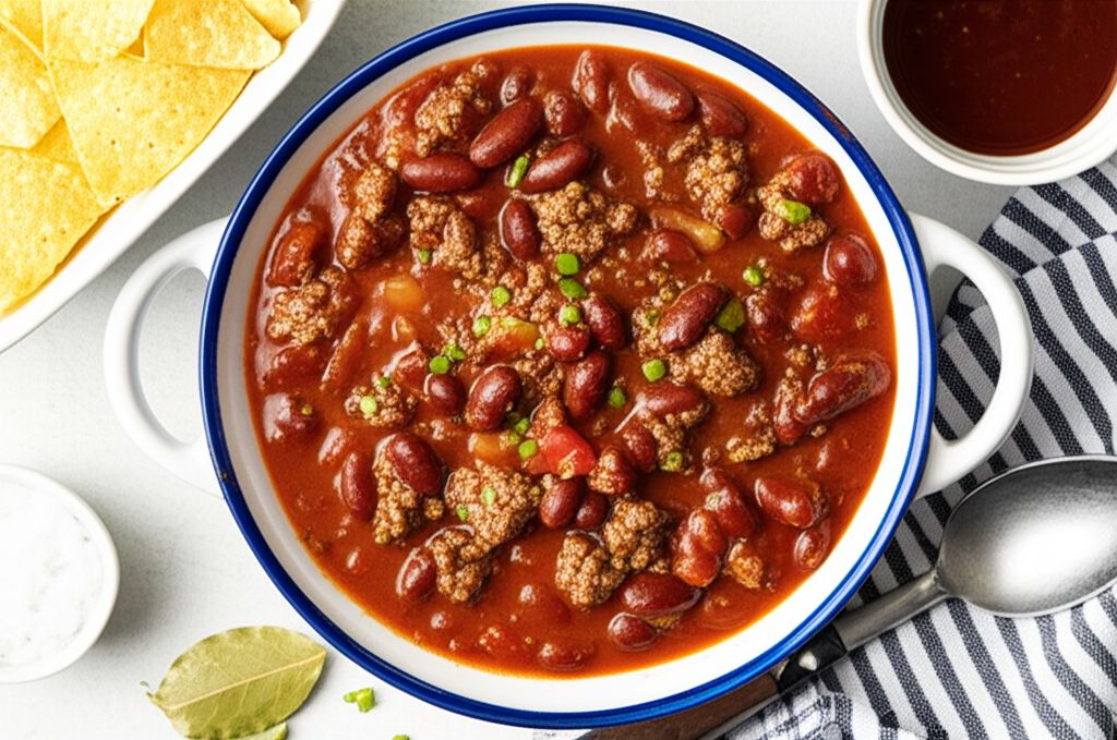 Jen's Hearty Three Meat Chili