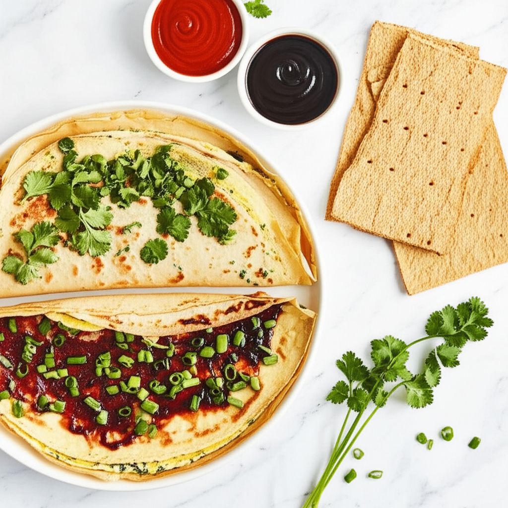 Jian Bing (Chinese Crêpes)