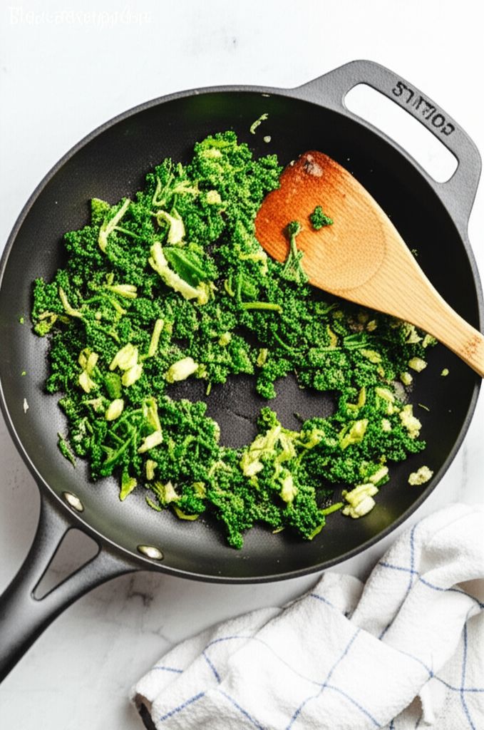 Kale and Fennel Frond Frittata