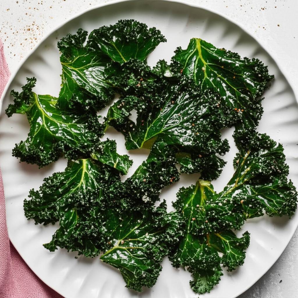 Kale Chips in the Microwave