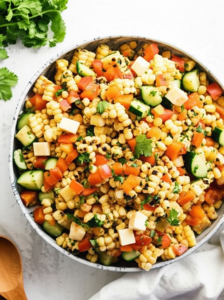 Kate's Grilled Corn Salad