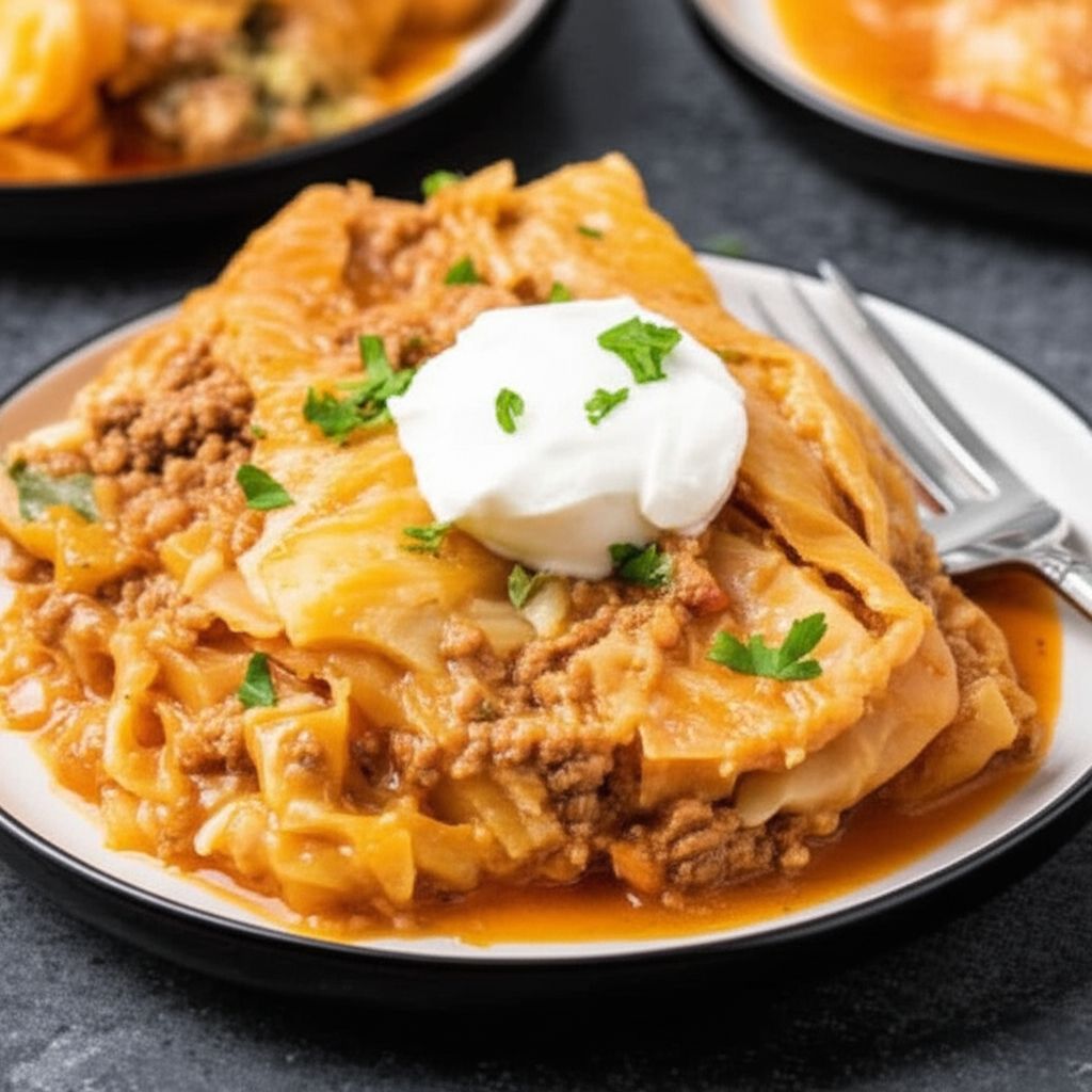 Lazy Golumpki (Stuffed Cabbage) Soup