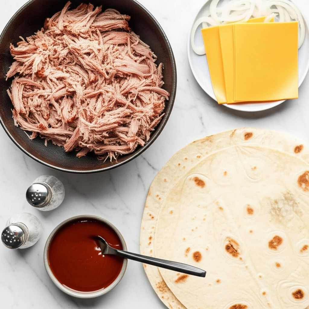 Leftover Pork Roast BBQ Wrap