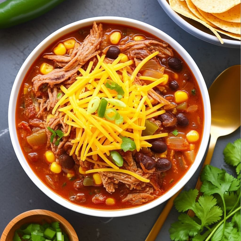 Leftover Pulled Pork Stew