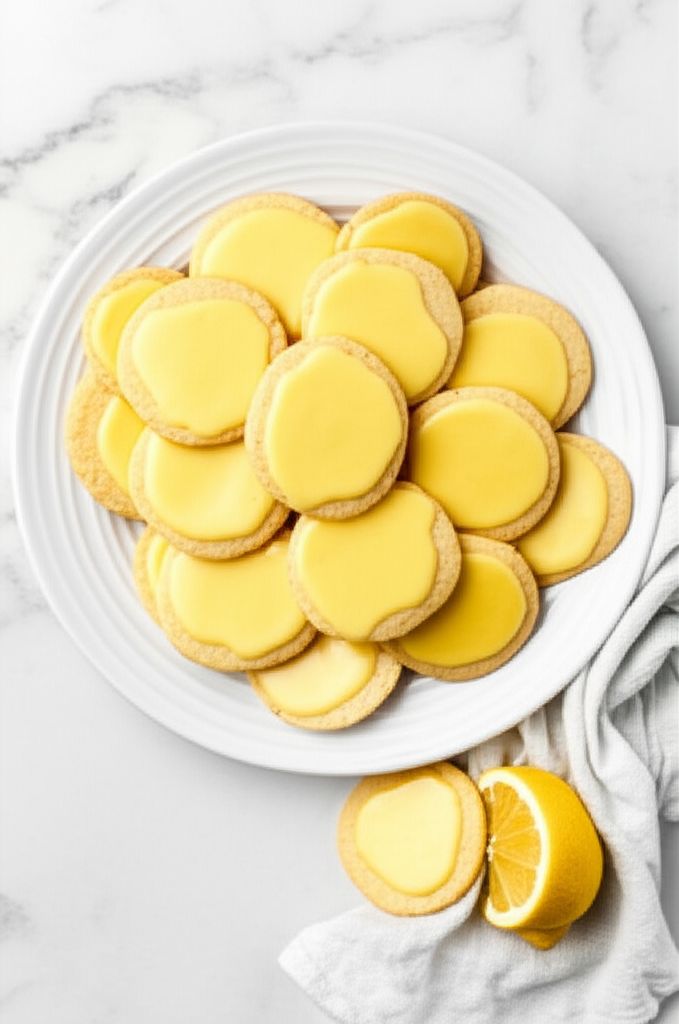 Lemon Shortbread Cookies