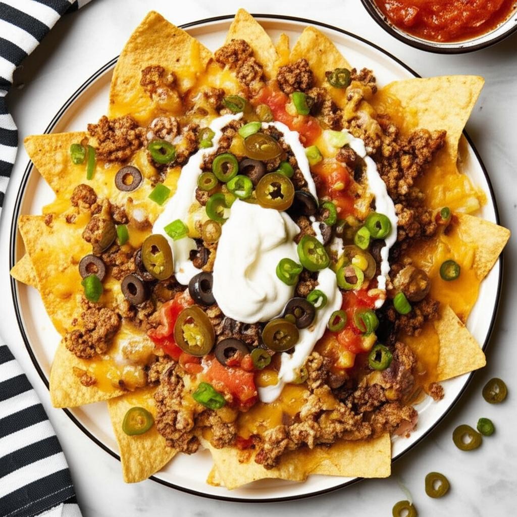 Loaded Beef Nachos