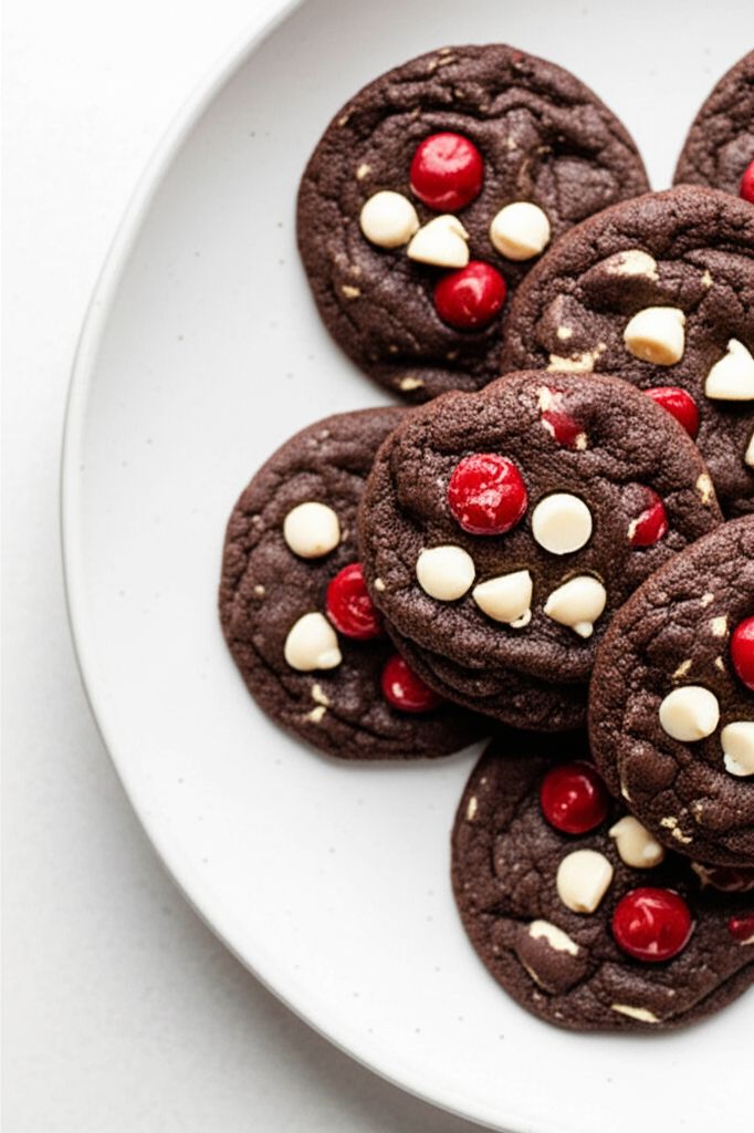 Lots of Chocolate Cherry Cookies