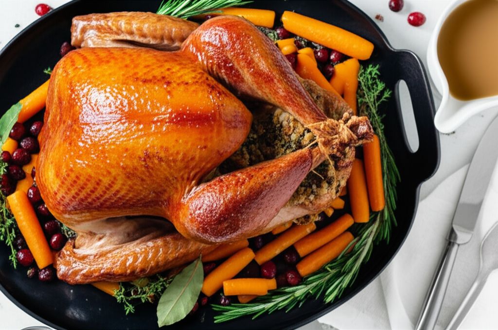 Maple Roast Turkey and Gravy