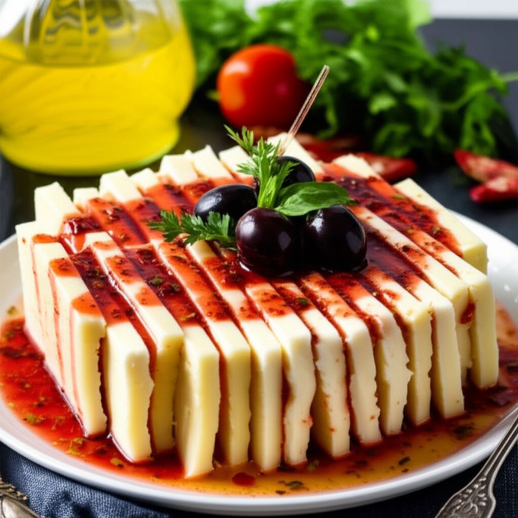 Mediterranean Marinated Cheese