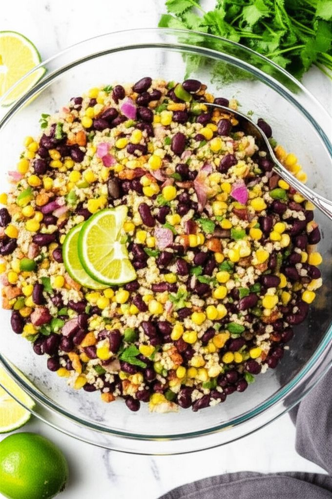 Mexican Bean and Rice Salad