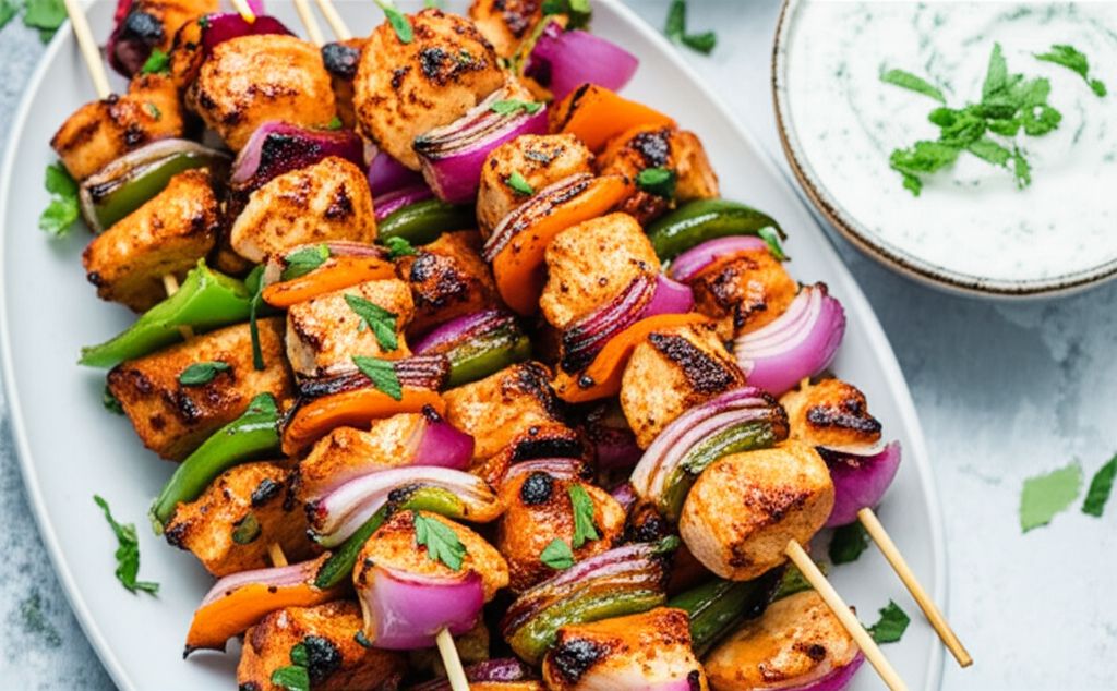 Moroccan-Spiced Chicken Skewers