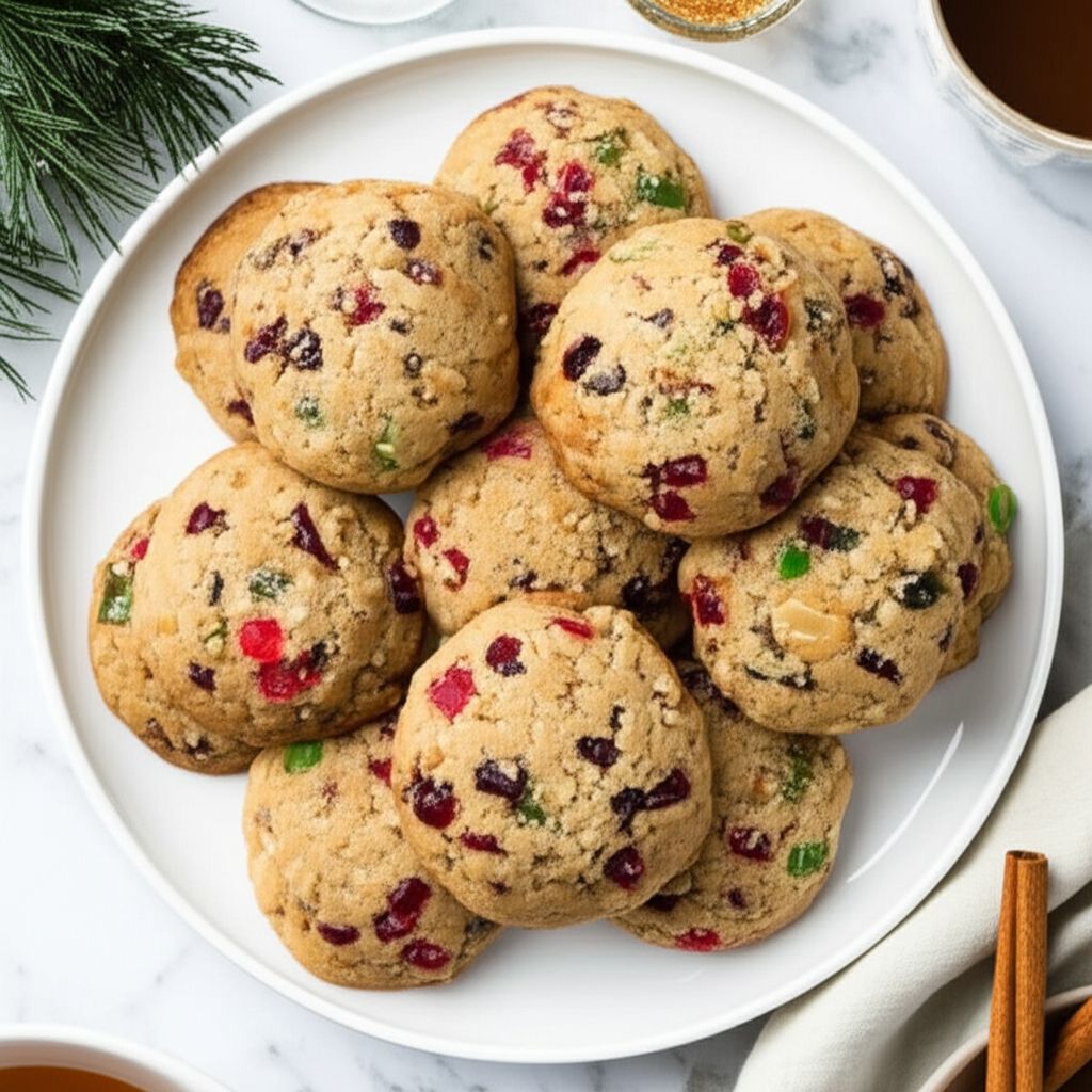 My Grandma's Fruitcake Cookies