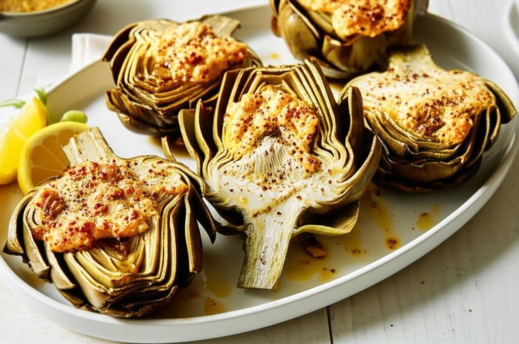 Oven-Roasted Artichokes