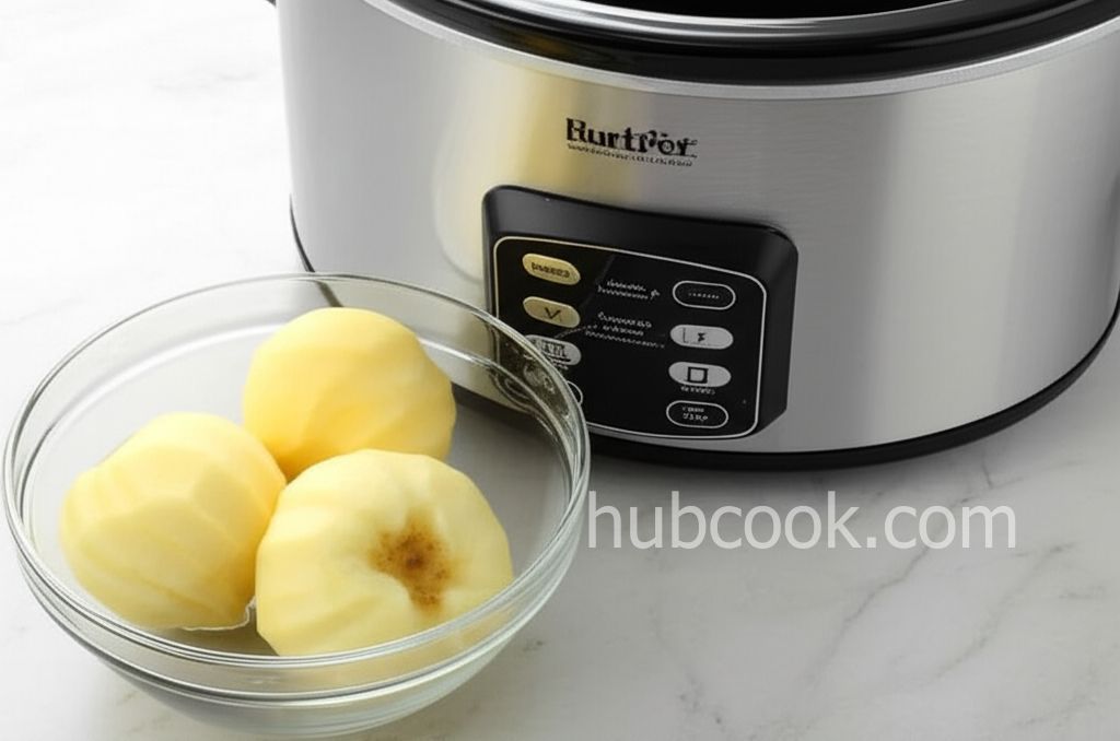 Overnight Slow Cooker Apple Oatmeal